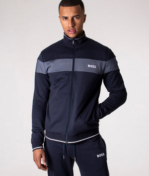 Dark Blue Tracksuit Jacket BOSS EQVVS