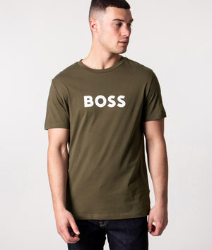 Relaxed-Fit-RN-T-Shirt-Dark-Green-BOSS-EQVVS
