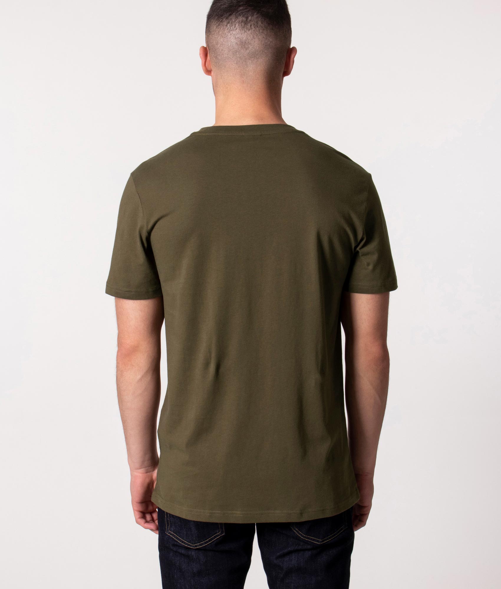 Relaxed-Fit-RN-T-Shirt-Dark-Green-BOSS-EQVVS