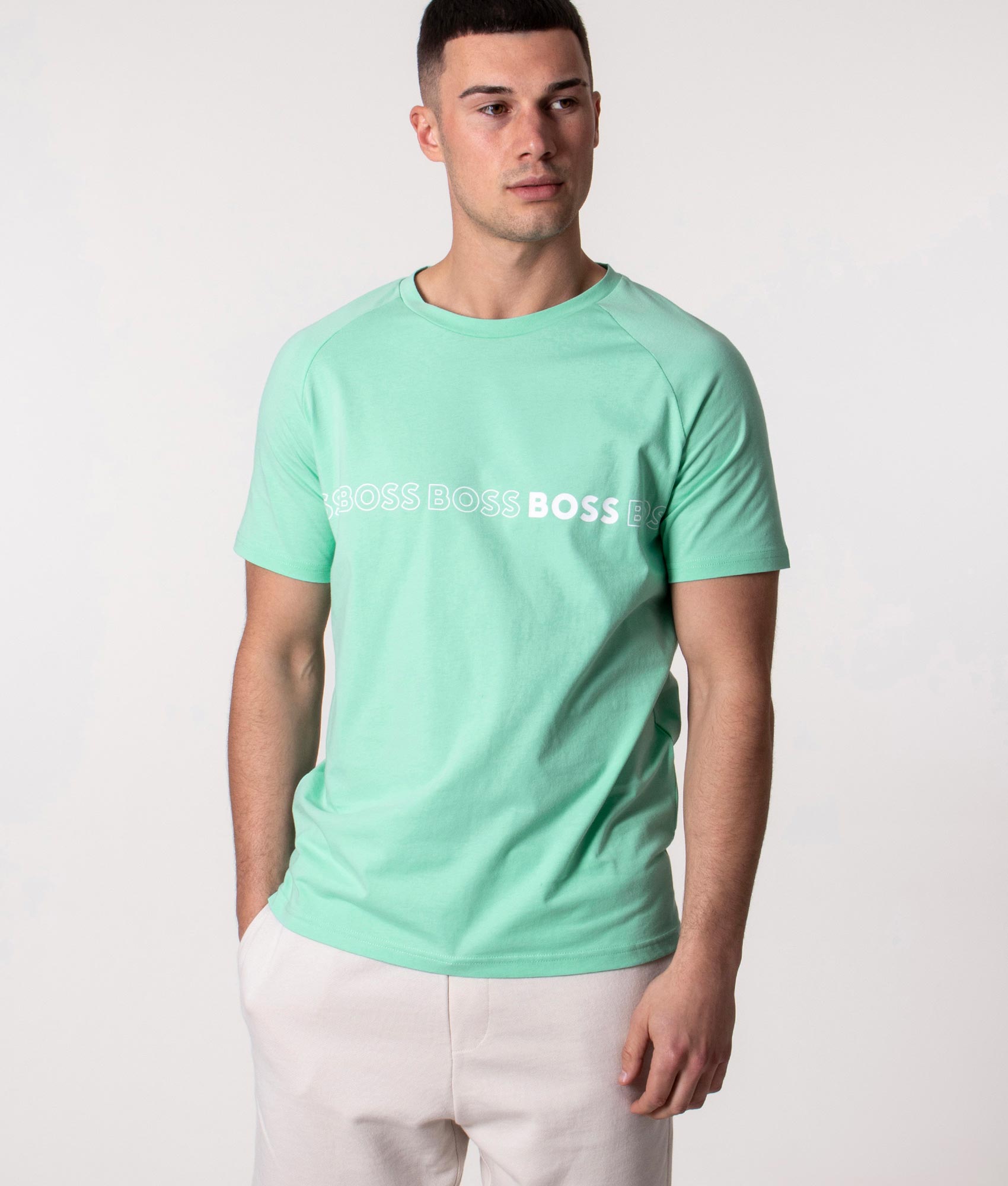 Slim-Fit-RN-T-Shirt-Light/Pastel-Green-BOSS-EQVVS