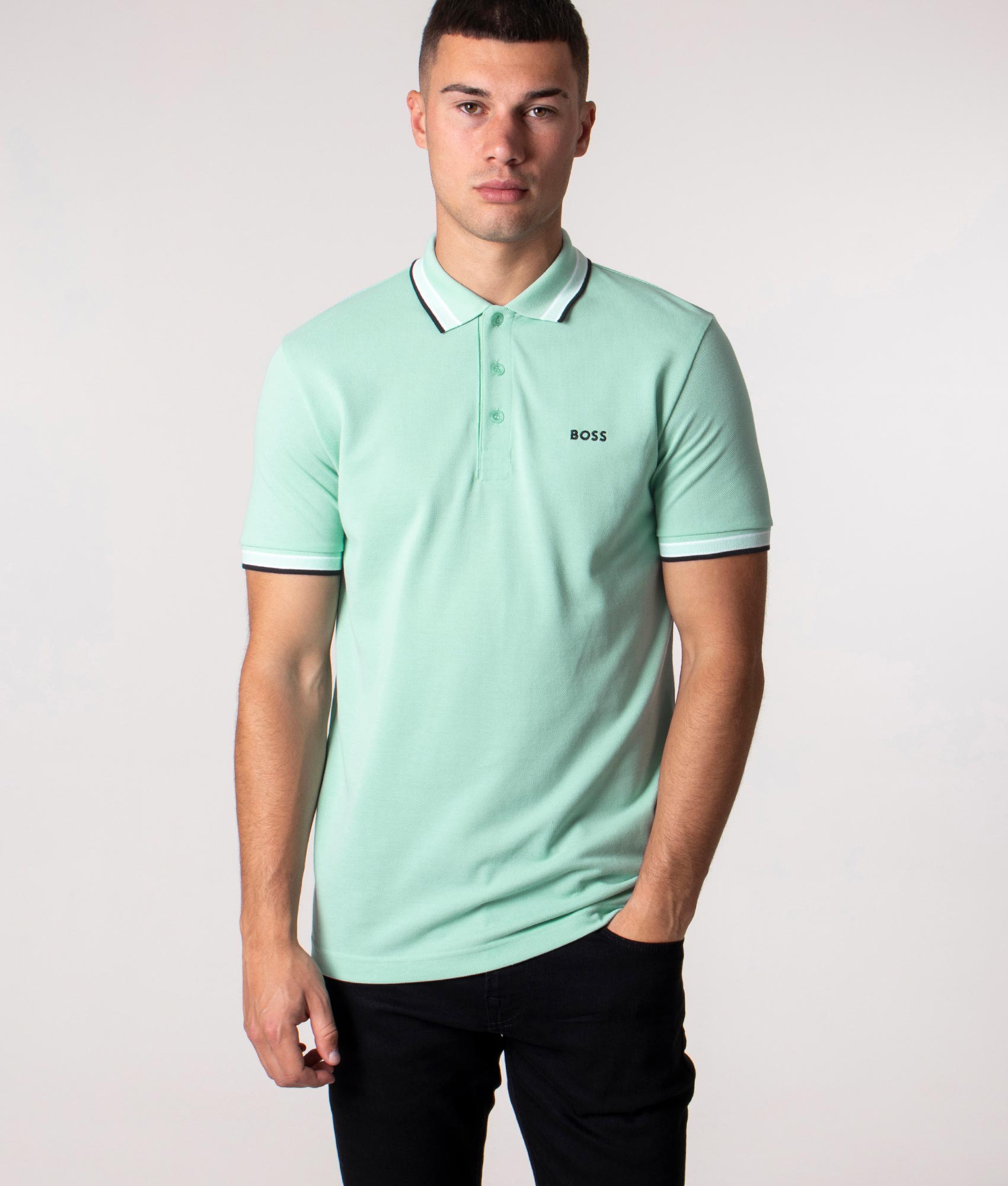 Paddy-Polo-Shirt-Open/Green-BOSS-EQVVS