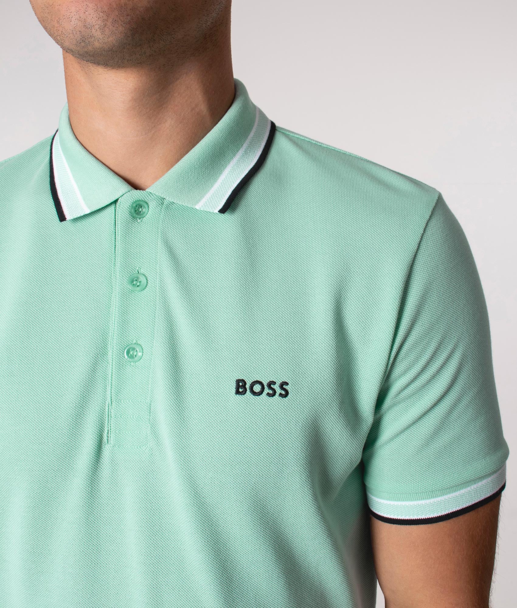 Paddy-Polo-Shirt-Open/Green-BOSS-EQVVS