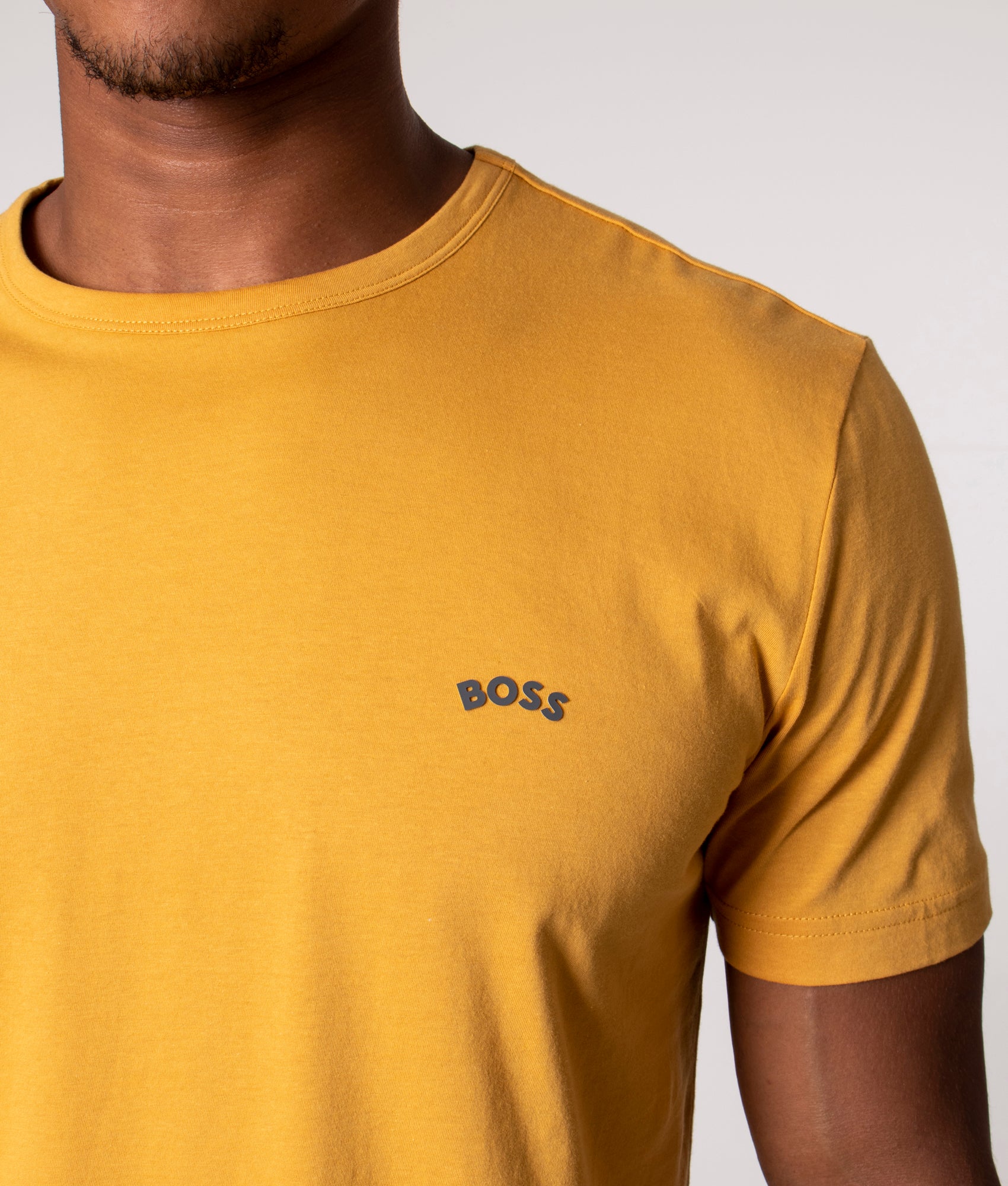 Curved-Logo-T-Shirt-Gold-BOSS-EQVVS