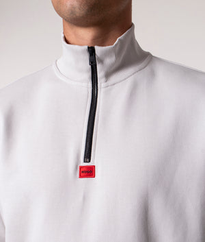 Relaxed-Fit-Durty-Quarter-Zip-Sweatshirt-Light-Beige-HUGO-EQVVS