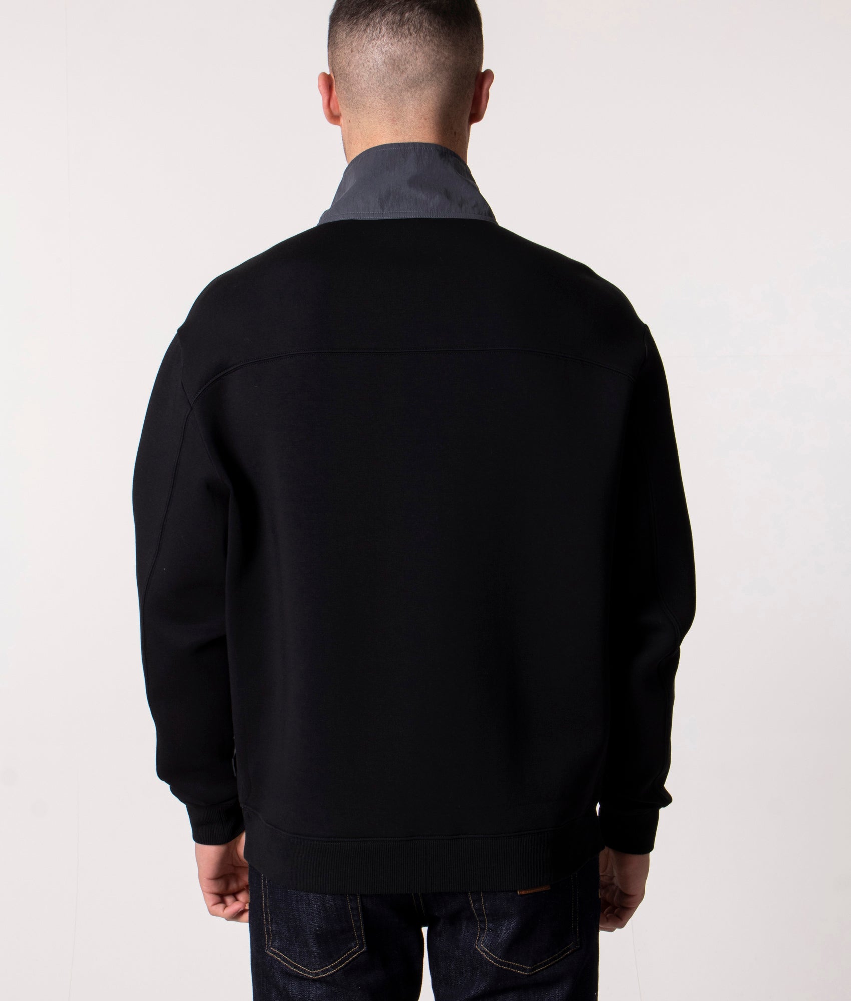 Relaxed-Fit-Deastwood-Quarter-Zip-Sweatshirt-Black-HUGO-EQVVS