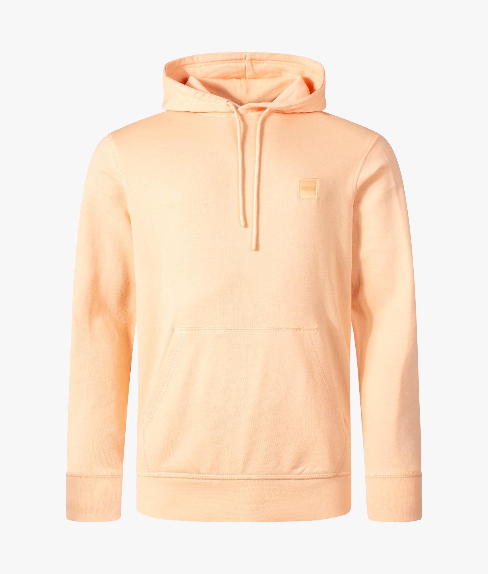 Wetalk-Logo-Patch-Hoodie-Light/Pastel-Orange-BOSS-EQVVS