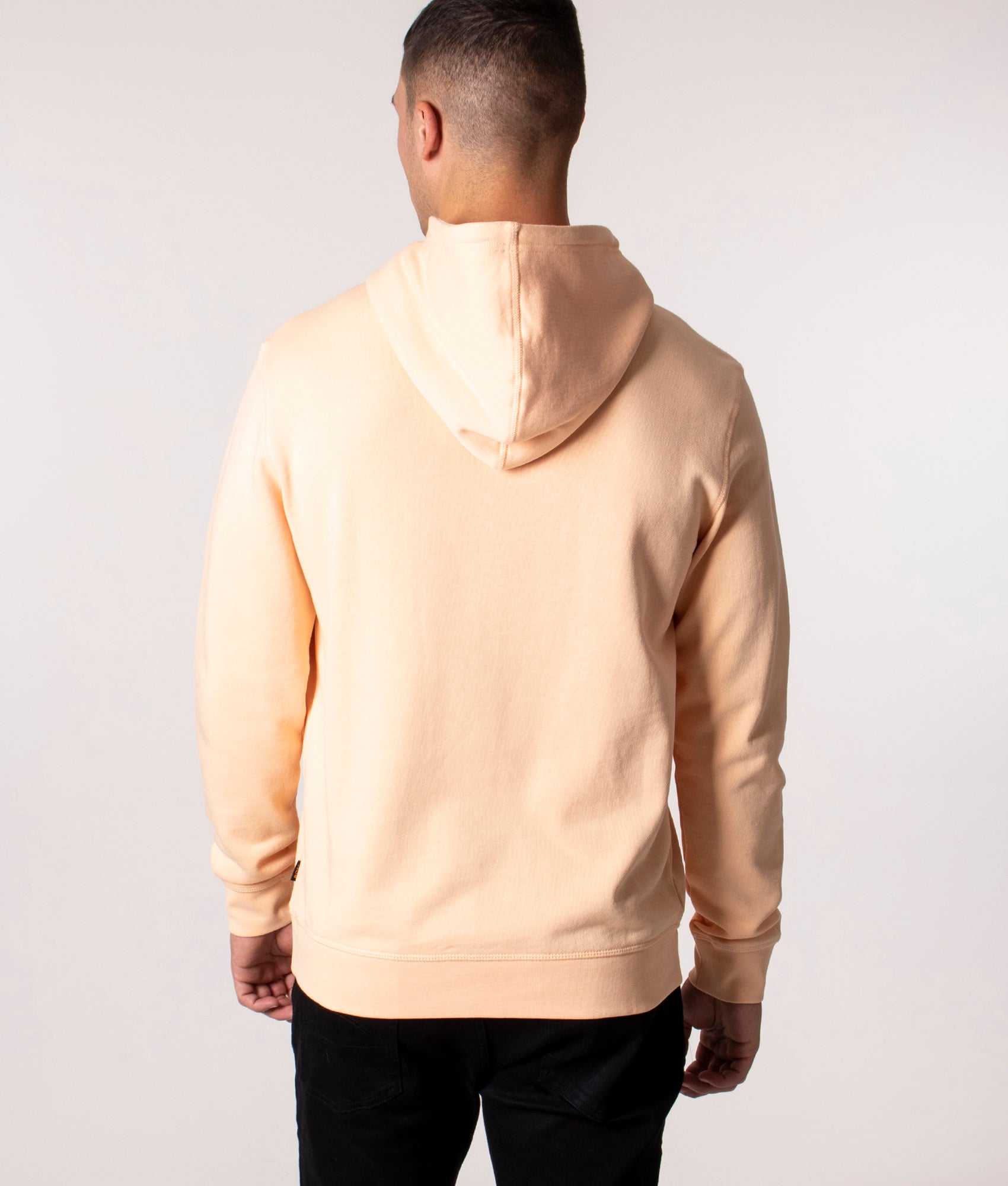 Wetalk-Logo-Patch-Hoodie-Light/Pastel-Orange-BOSS-EQVVS