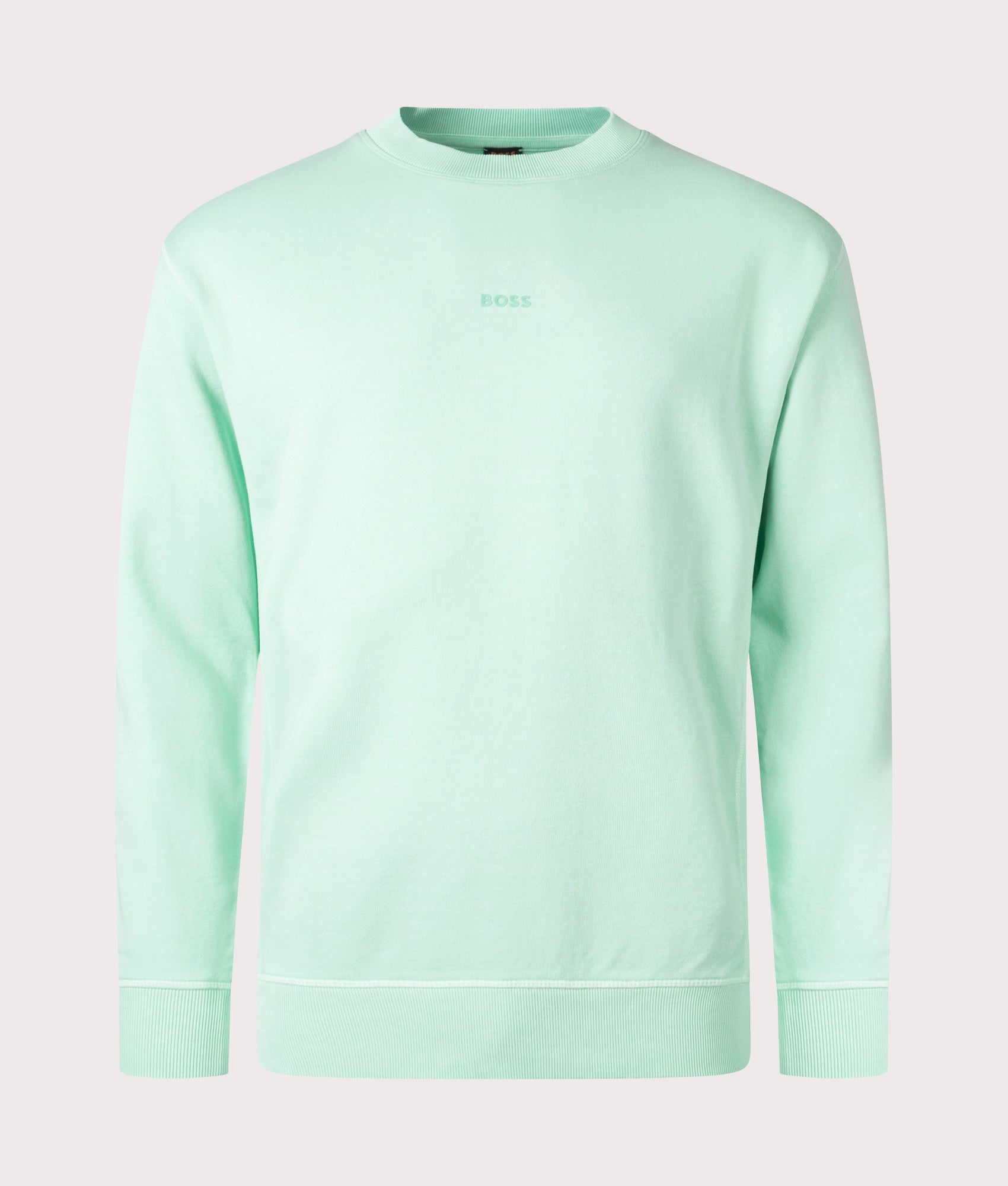 Relaxed-Fit-Garment-Dyed-Wefade-Sweatshirt-Light/Pastel-Green-BOSS-EQVVS