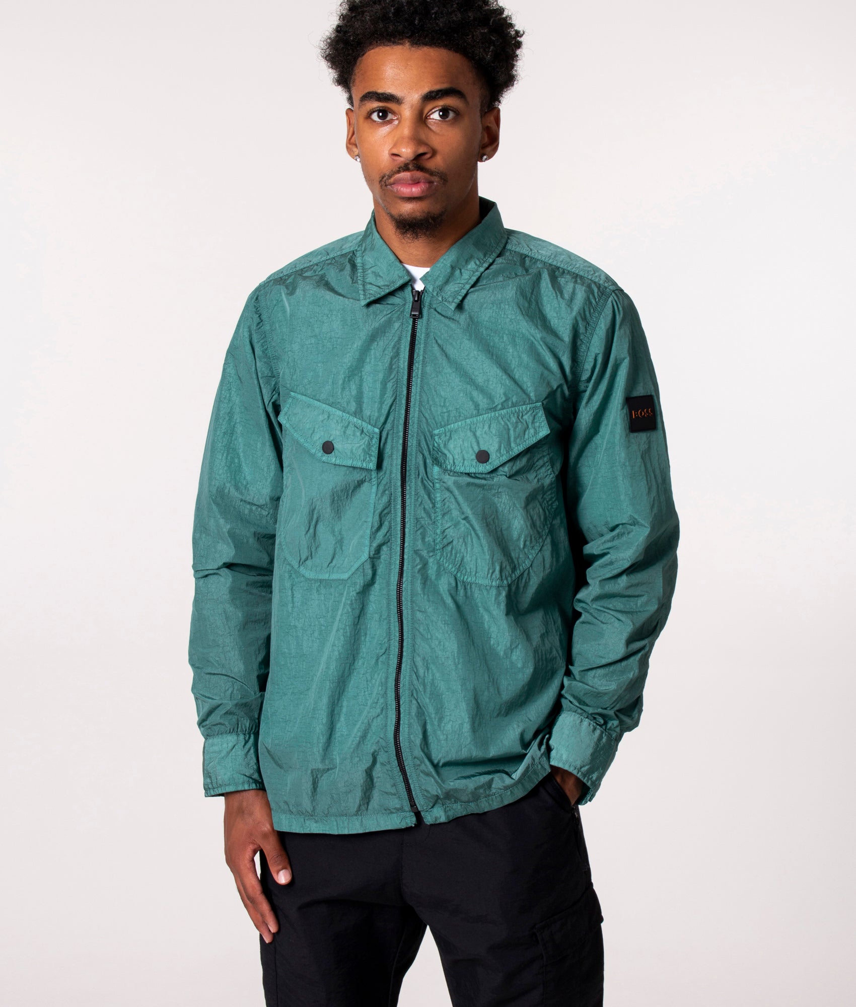 Zip-Through-Lovel-8-Overshirt-Open-Green-BOSS-EQVVS