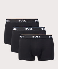 3 Pack Regular Fit Power Trunks: 001 Black 