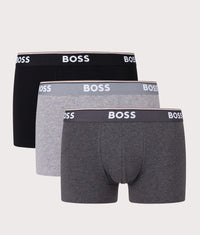 3 Pack Regular Fit Power Trunks: 061 Open Grey 