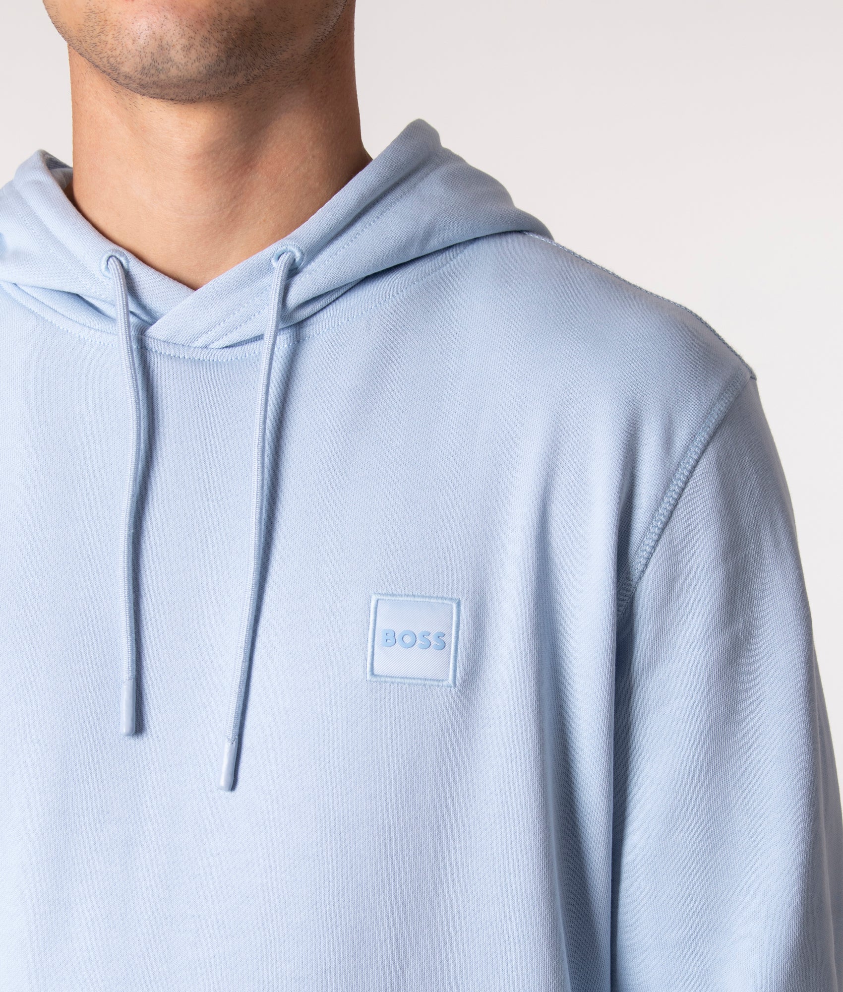 Wetalk-Logo-Patch-Hoodie-Open-Blue-BOSS-EQVVS