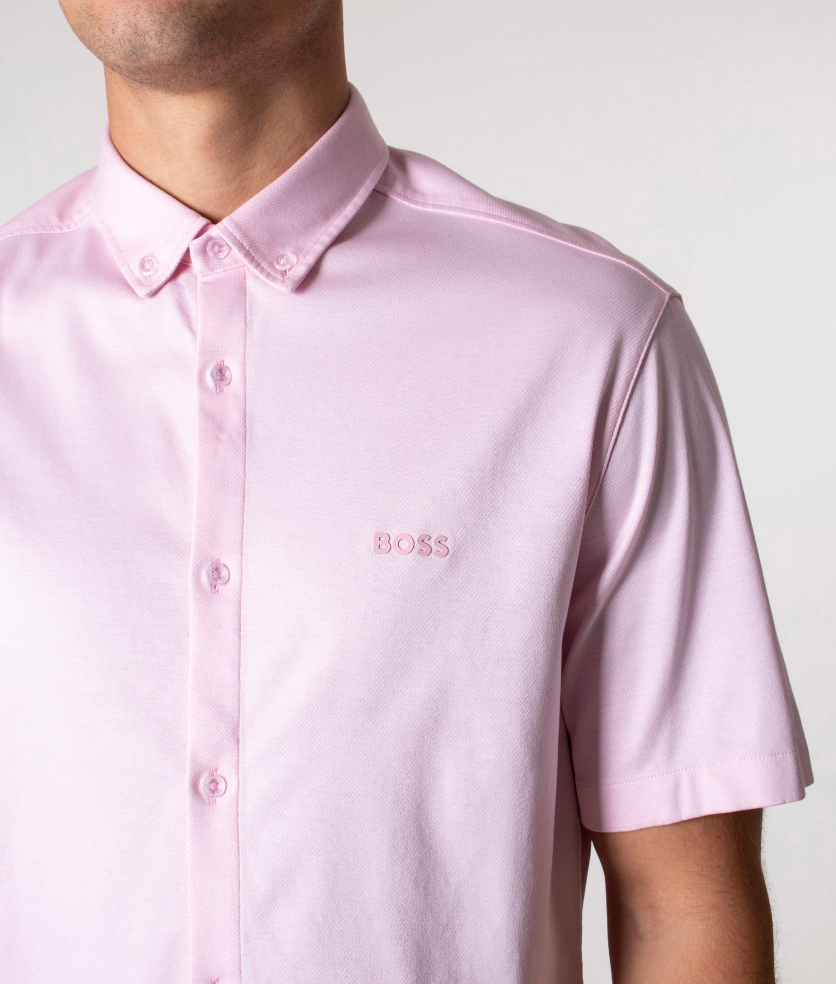 Biadia-Short-Sleeve-Shirt-Pastel-Pink-BOSS-EQVVS