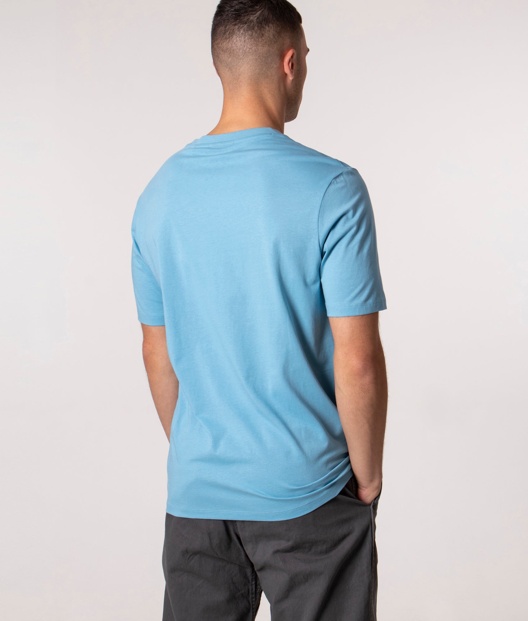 Dulive222-T-Shirt-Turquoise/Aqua-HUGO-EQVVS