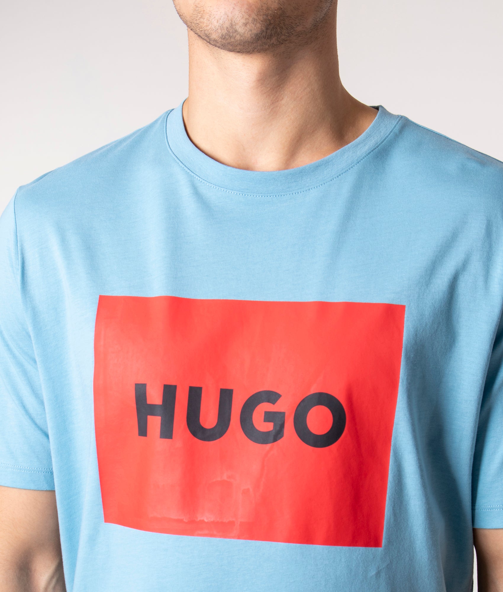 Dulive222-T-Shirt-Turquoise/Aqua-HUGO-EQVVS