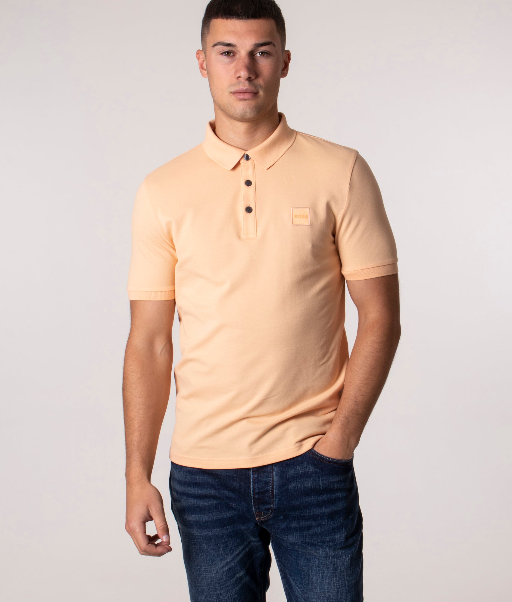 EQVVS | Fit Pastel Slim Orange | Polo Shirt BOSS Passenger