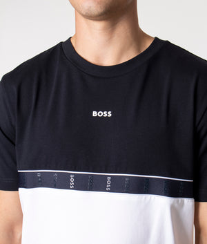 Tee Tape T-Shirt | 402 Dark Blue | BOSS | EQVVS