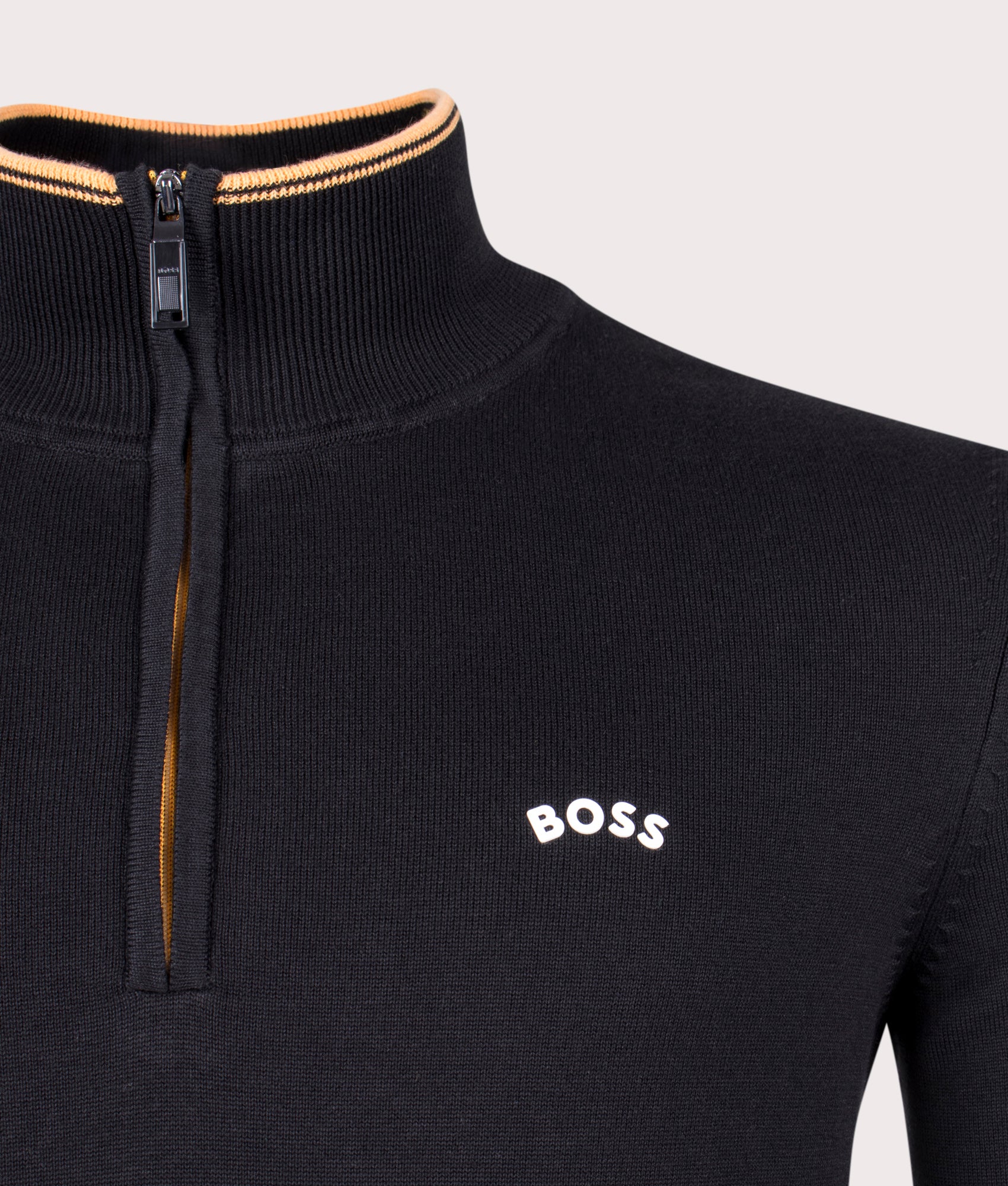 Zitom-W22-Quarter-Zip-Sweatshirt-Black-BOSS-EQVVS