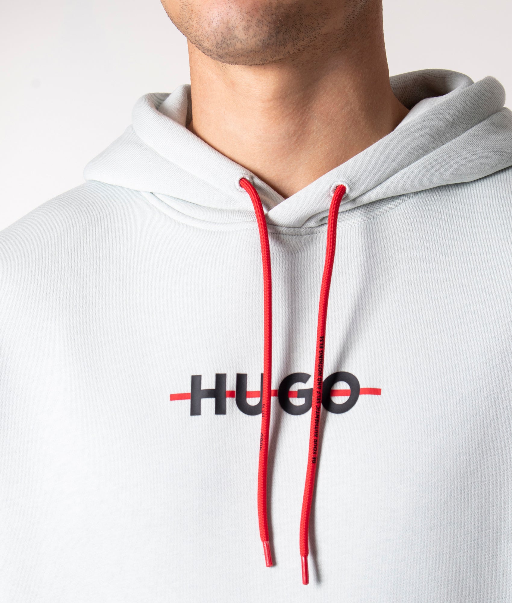 Relaxed-Fit-Daffleck-Hoodie-Light/Pastel-Green-HUGO-EQVVS