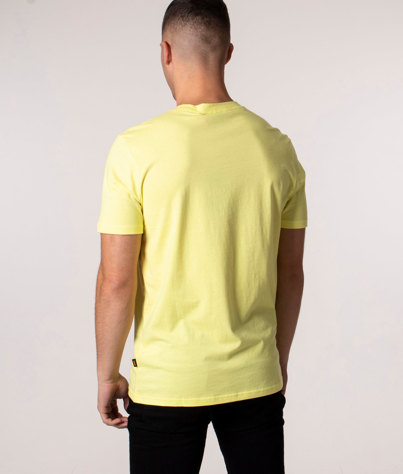 Teesquare-Logo-T-Shirt-Light/Pastel-Yellow-BOSS-EQVVS