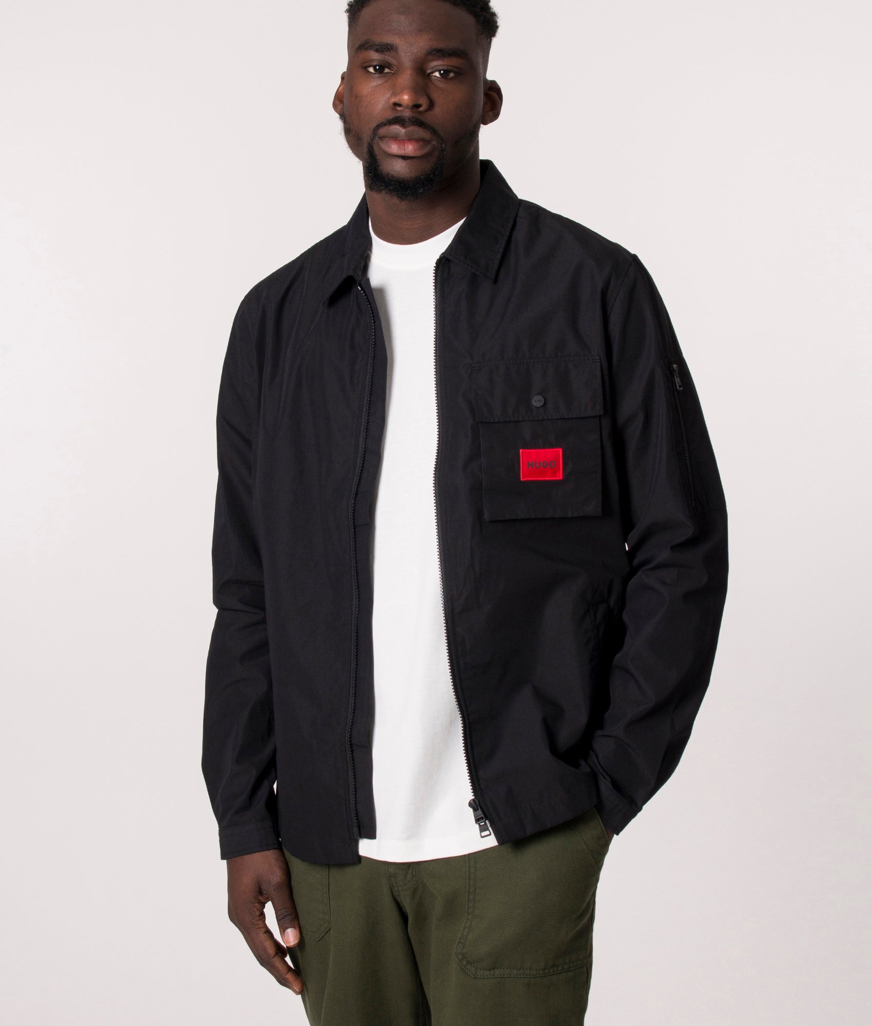 Zip-Through-Emmond-Overshirt-Black-HUGO-EQVVS