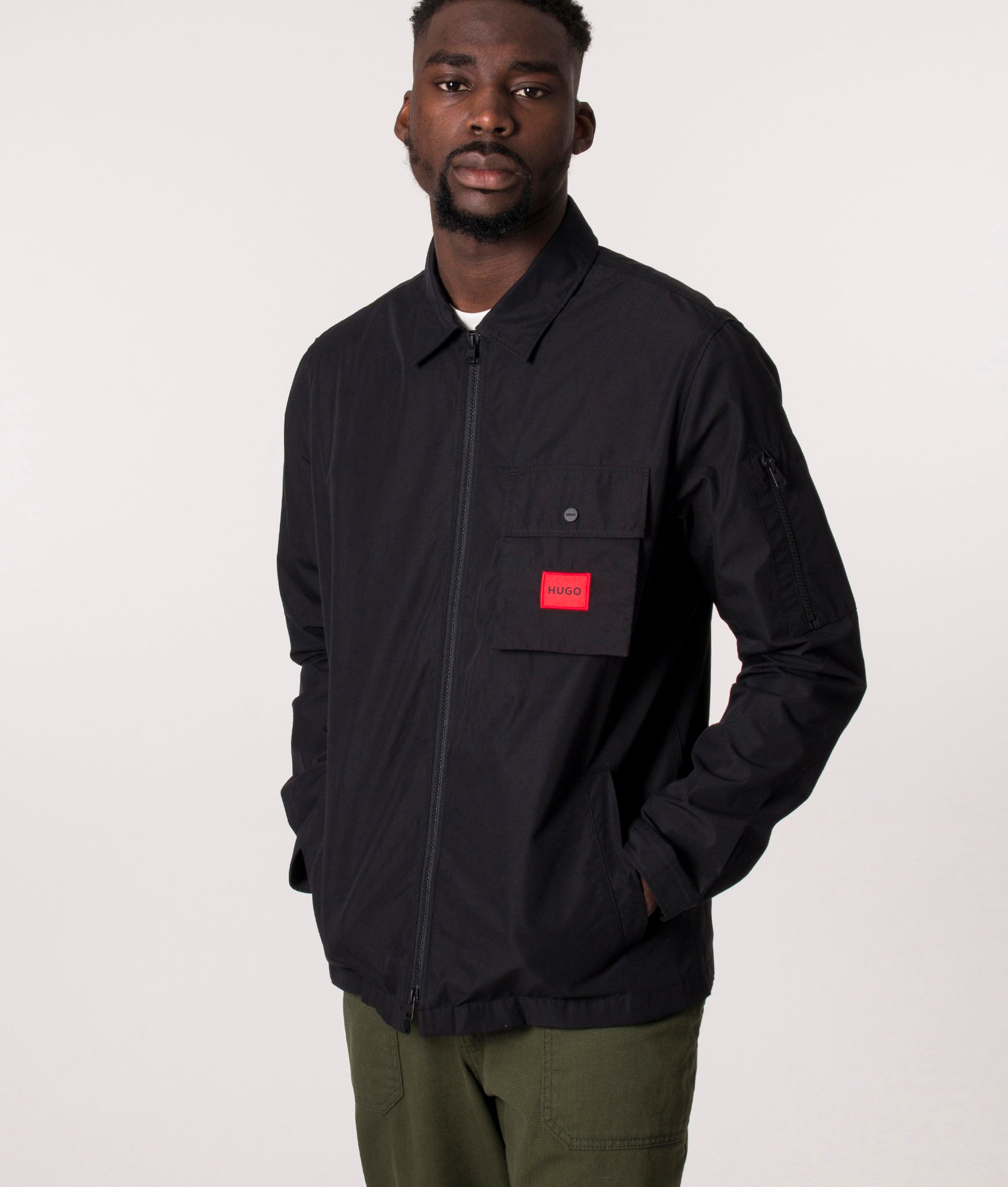 Zip-Through-Emmond-Overshirt-Black-HUGO-EQVVS
