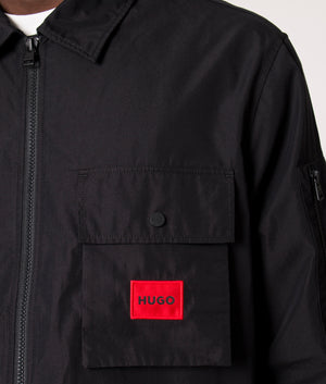 Zip-Through-Emmond-Overshirt-Black-HUGO-EQVVS