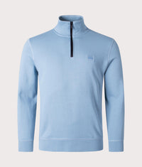 Quarter Zip Zetrust Sweatshirt: 451 Light/Pastel Blue 