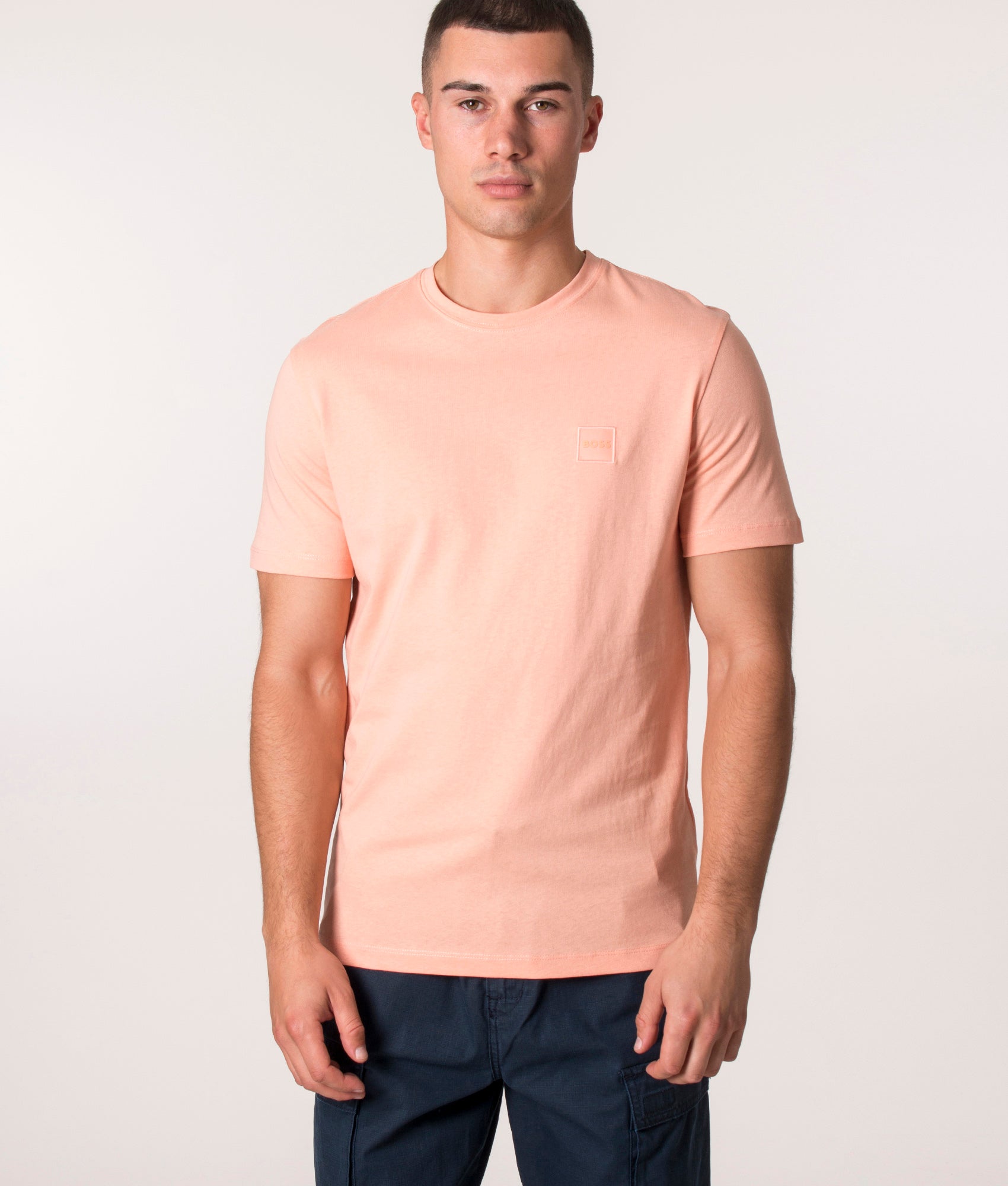 Relaxed-Fit-Tales-T-Shirt-Light/Pastel-Red-BOSS-EQVVS