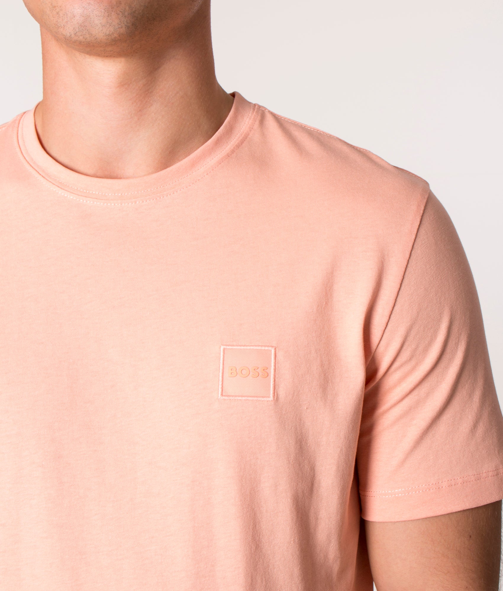 Relaxed-Fit-Tales-T-Shirt-Light/Pastel-Red-BOSS-EQVVS