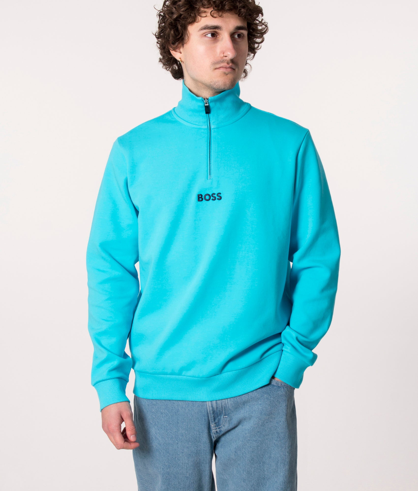 Relaxed-Fit-Sweat-1-Quarter-Zip-Sweatshirt-Open-Blue-BOSS-EQVVS