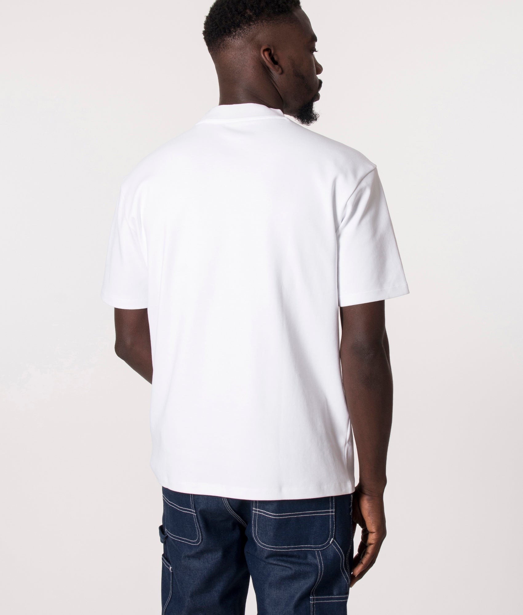 Relaxed-Fit-Demming-T-Shirt-White-HUGO-EQVVS