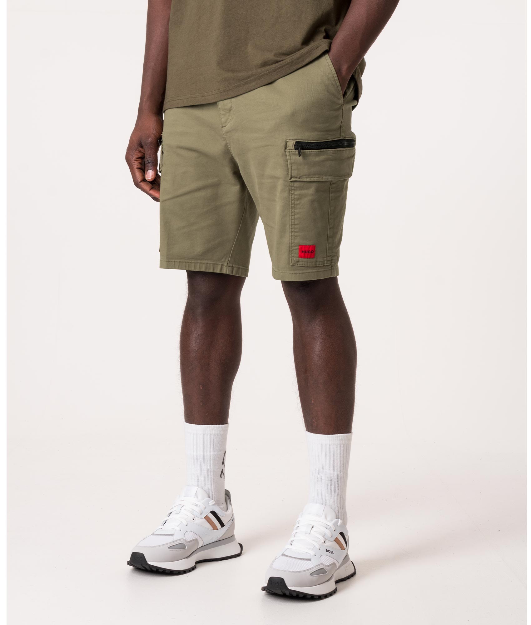Regular-Fit-Johny232D-Cargo-Shorts-Open-Green-HUGO-EQVVS