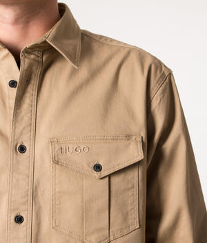 Enio-Shirt-Open-Beige-HUGO-EQVVS