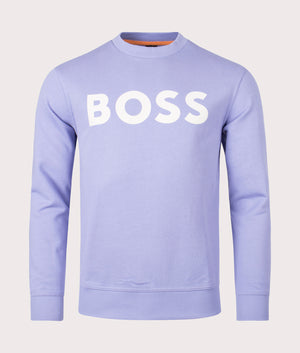 Relaxed-Fit-WeBasicCrew-Sweatshirt-Light/Pastel-Purple-BOSS-EQVVS