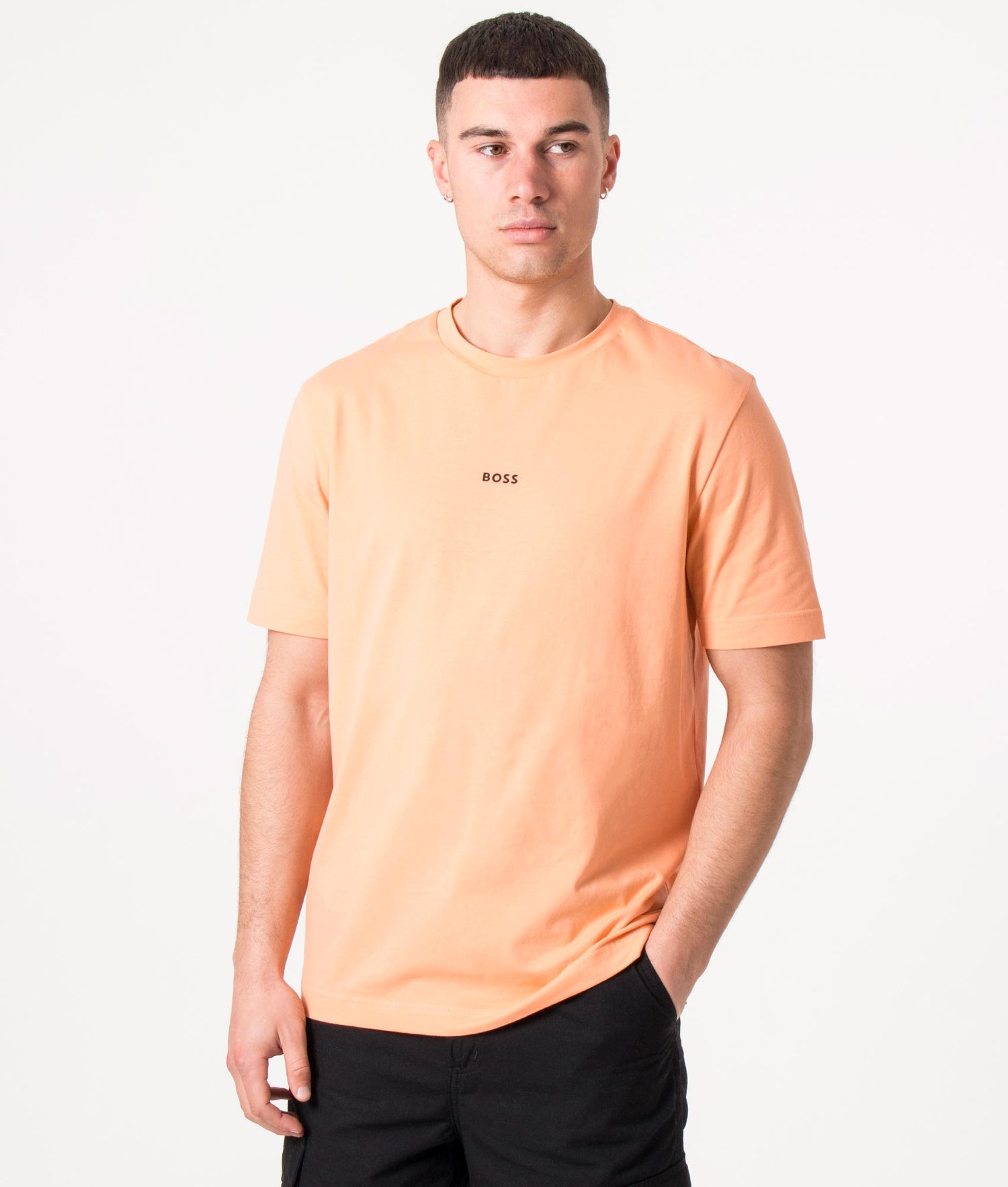 Relaxed Fit TChup T-Shirt Light/Pastel Orange | BOSS | EQVVS