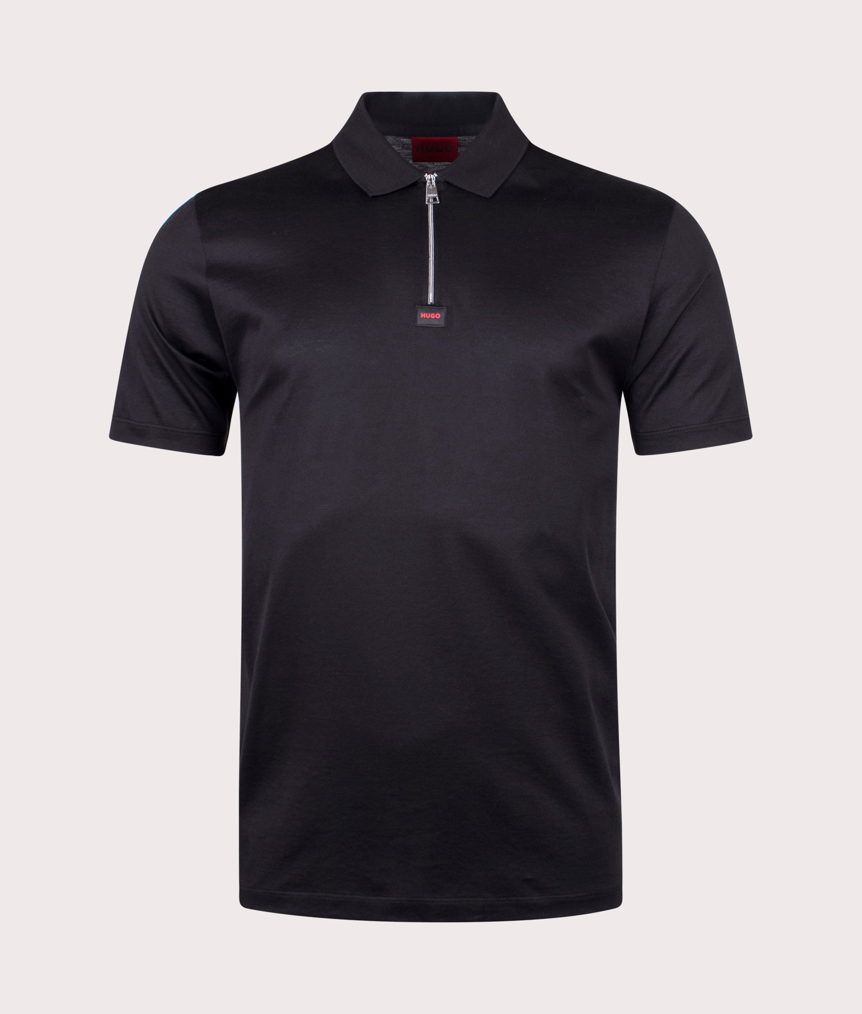 Quarter-Zip-Deresom223-Polo-Shirt-Black-HUGO-EQVVS