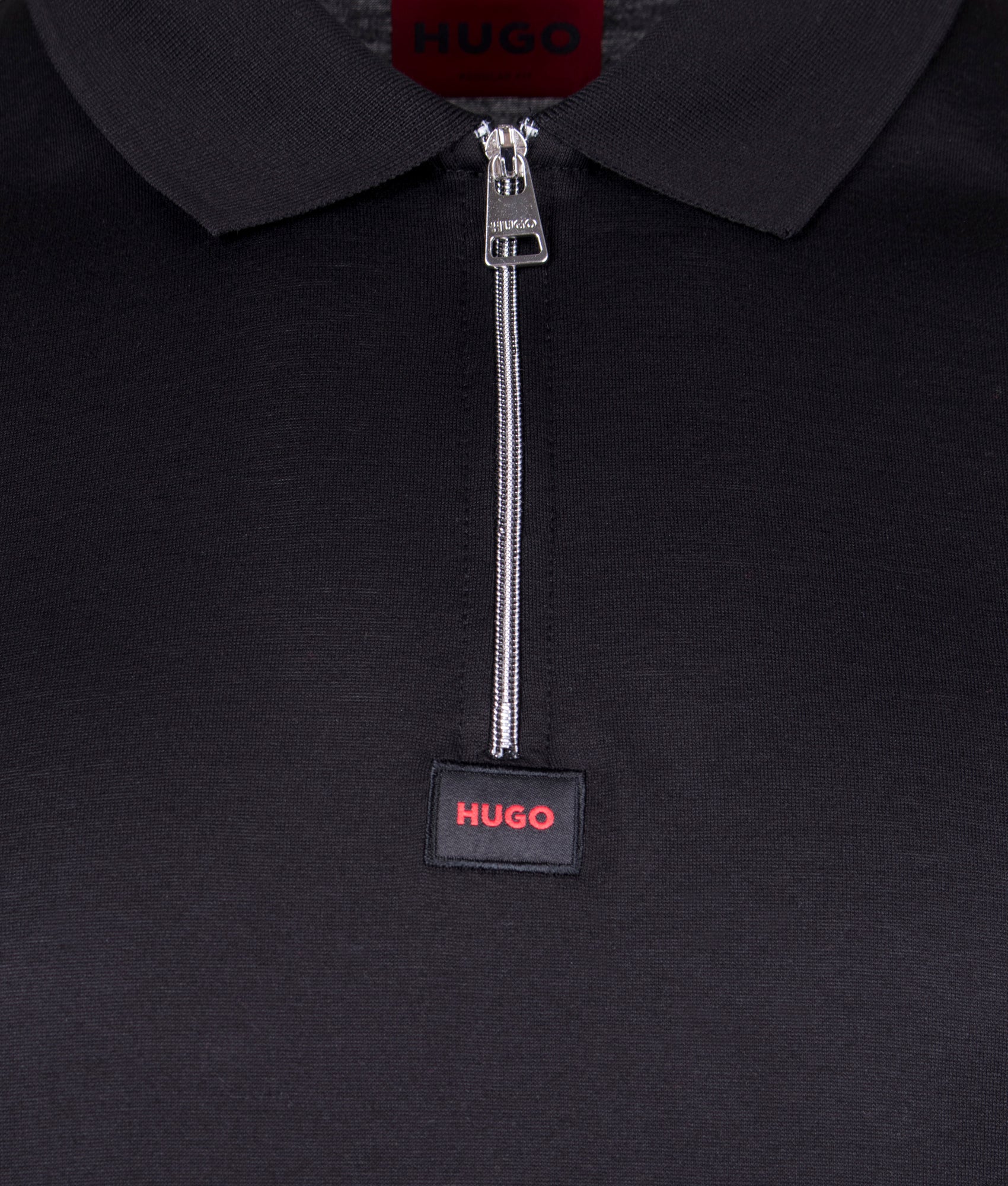 Quarter-Zip-Deresom223-Polo-Shirt-Black-HUGO-EQVVS