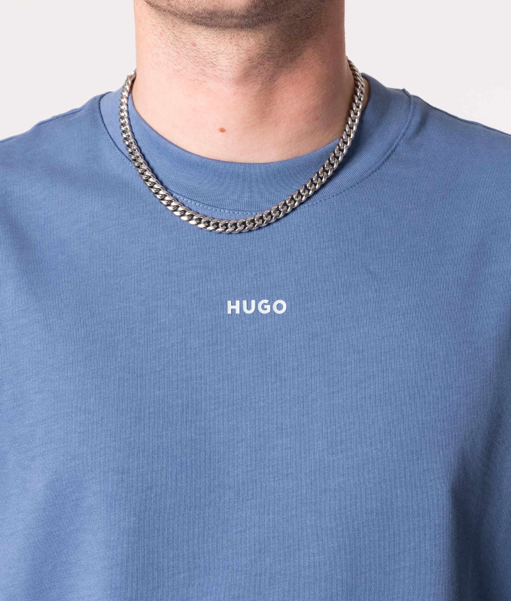 Relaxed-Fit-Dapolino-T-Shirt-Open-Blue-HUGO-EQVVS