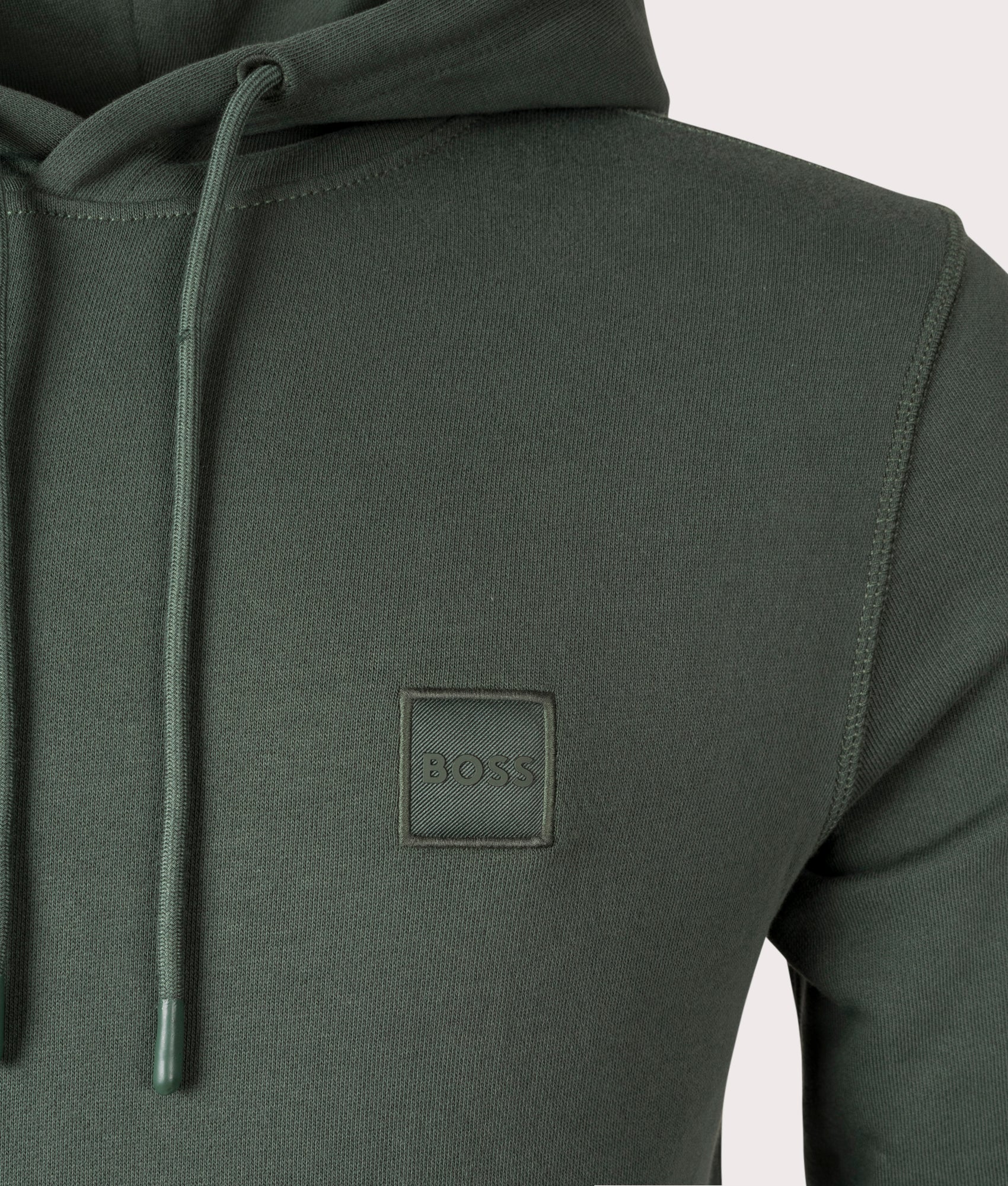 Wetalk-Logo-Patch-Hoodie-Dark-Green-BOSS-EQVVS