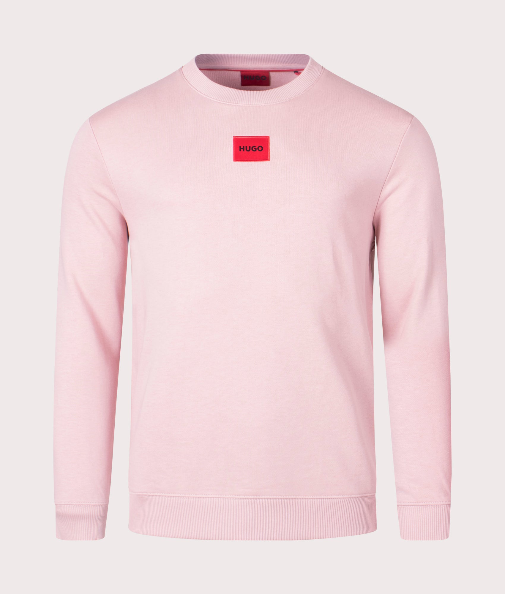 Diragol212-Patch-Logo-Sweatshirt-Light/Pastel-Pink-HUGO-EQVVS