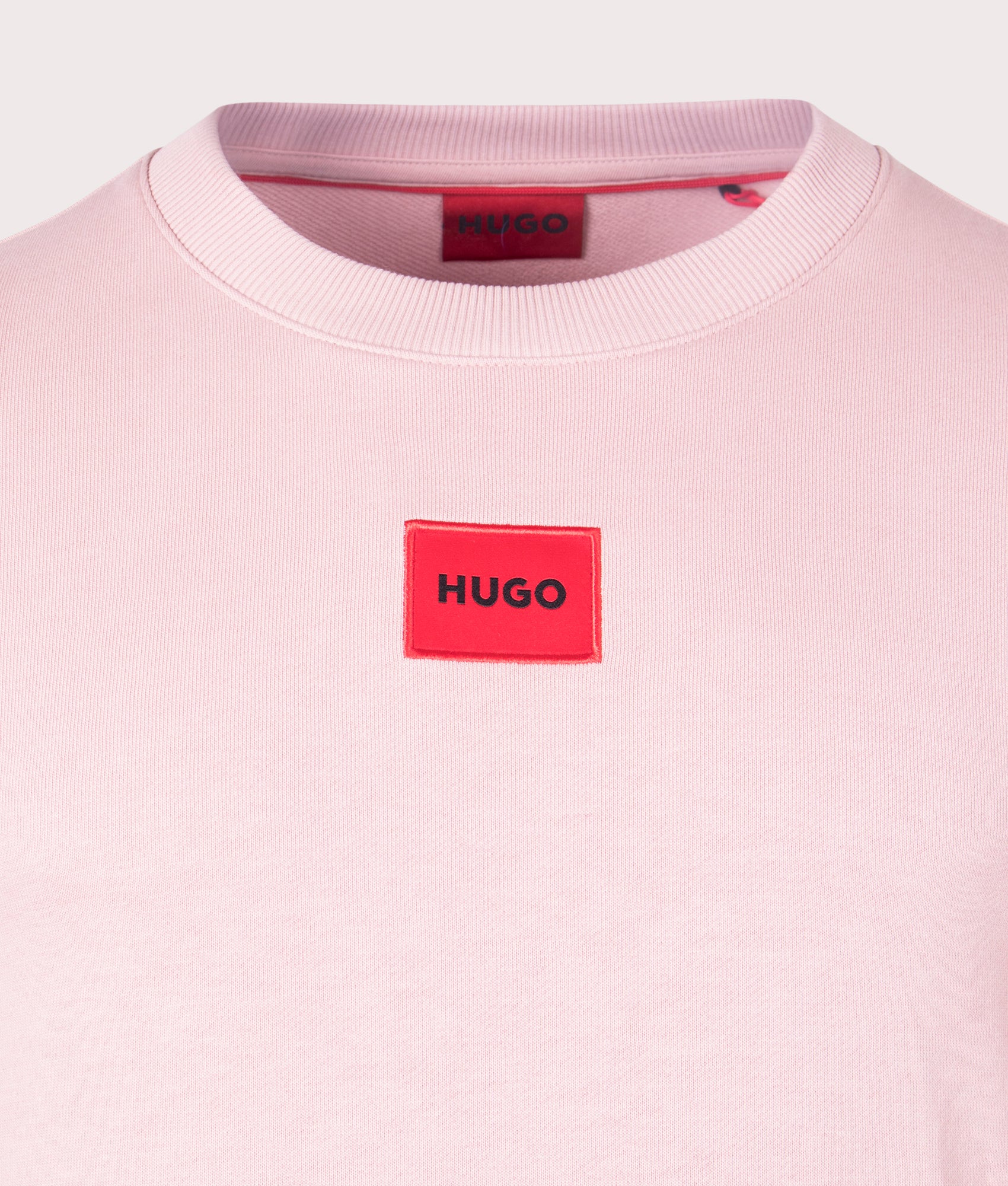 Diragol212-Patch-Logo-Sweatshirt-Light/Pastel-Pink-HUGO-EQVVS