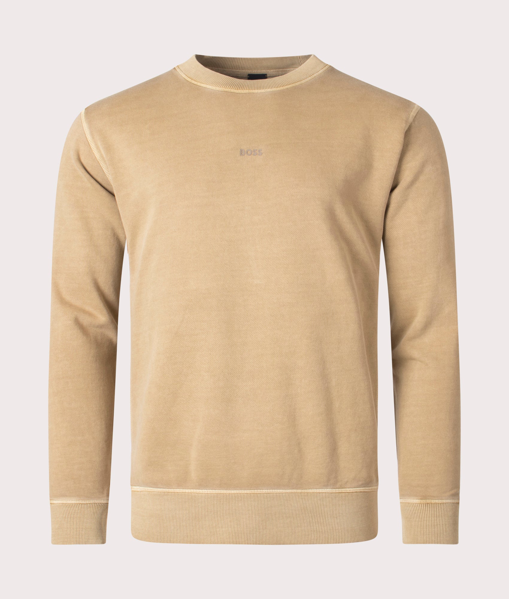 Relaxed-Fit-Garment-Dyed-Wefade-Sweatshirt-Medium-Beige-BOSS-EQVVS