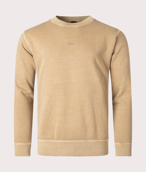 Relaxed-Fit-Garment-Dyed-Wefade-Sweatshirt-Medium-Beige-BOSS-EQVVS