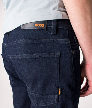 Boss Jeans da Uomo Delaware BC-L-P Blu Slim Fit in Denim Super Stretch Boss Jeans da Uomo Delaware BC-L-P Blu Slim Fit in Denim Super Stretch
