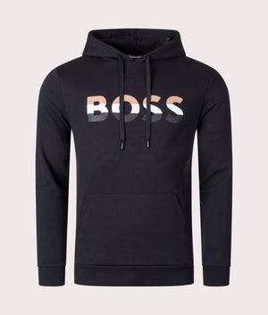 Iconic Logo Hoodie Black BOSS EQVVS