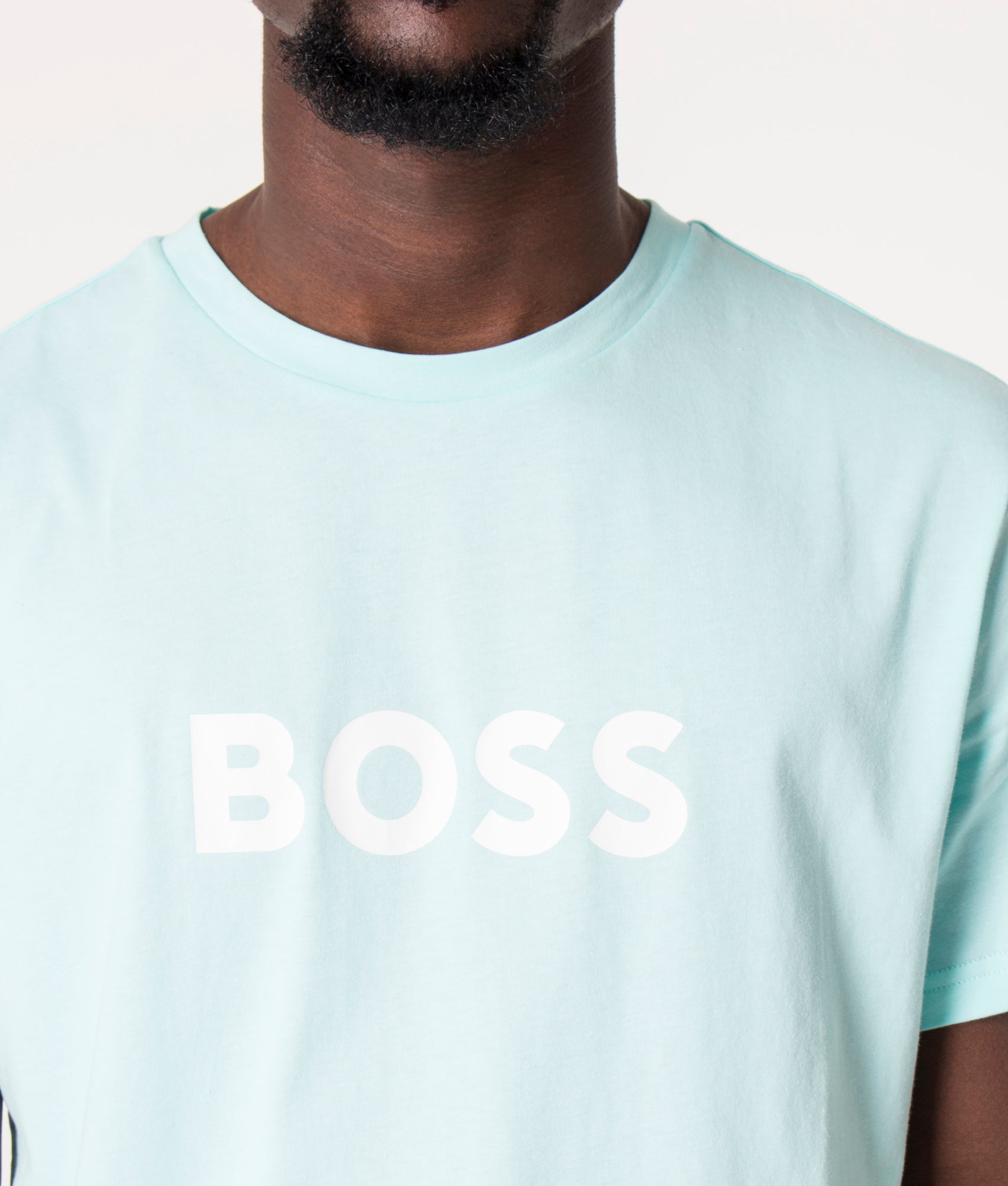 Contrast-Logo-RN-T-Shirt-Open-Green-BOSS-EQVVS