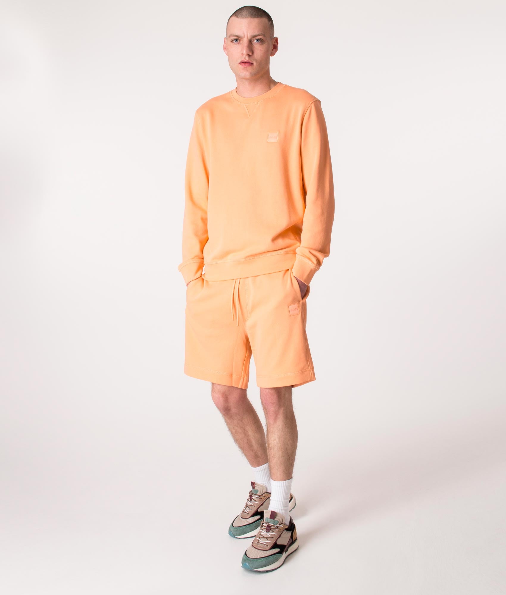 Regular-Fit-Sewalk-Sweat-Shorts-Light/Pastel-Orange-BOSS-EQVVS