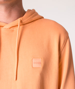 Wetalk-Logo-Patch-Hoodie-Light/Pastel-Orange-BOSS-EQVVS