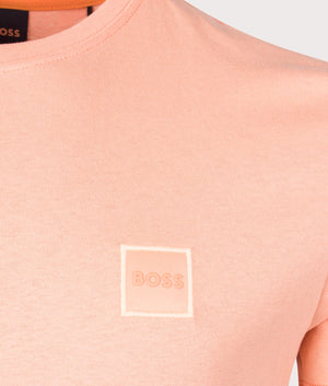 Relaxed Fit Tales T-Shirt Light/Pastel Orange | BOSS | EQVVS